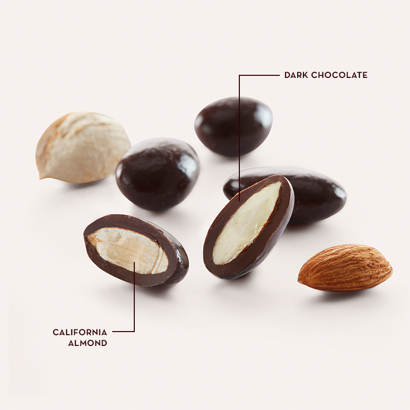 Dark chocolate almonds gift box — perfect for Eid, Diwali and birthday gifting by Chokonut