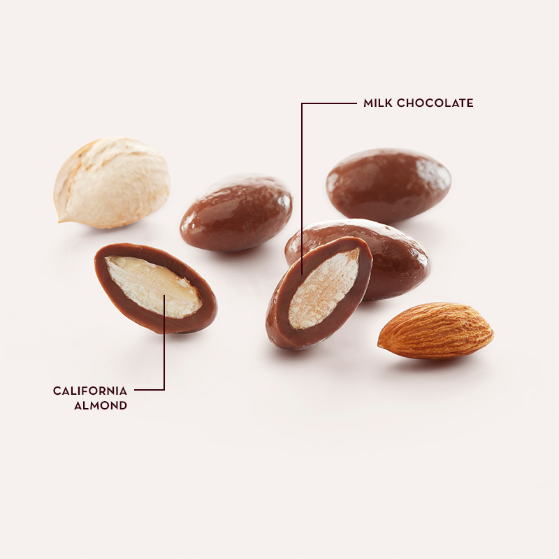 Milk chocolate almonds gift box — perfect for Eid, Diwali and all celebrations by Chokonut