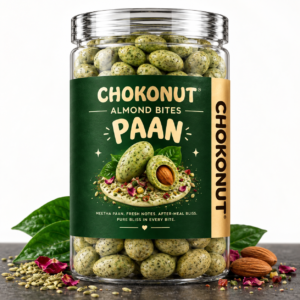 Chokonut Paan Almond Bites | Premium Meetha Paan Flavoured Almonds